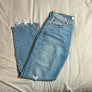 Reformation crop high rise Jean